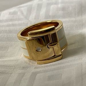 Michael Kors Buckle ring never worn size 8